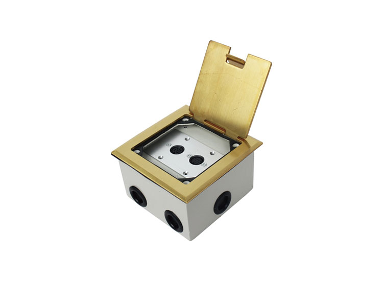 Floor Double Mounted Electrical Power Plug Socket/Outlet