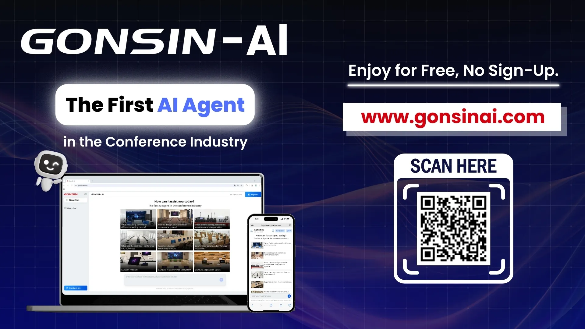 The First AI Agent in the Conference Industry | GONSIN-AI